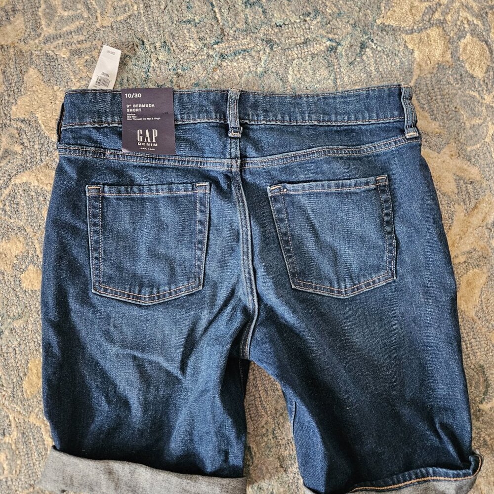 Gap Jean Bermuda Shorts 10/30 - Picture 2 of 3
